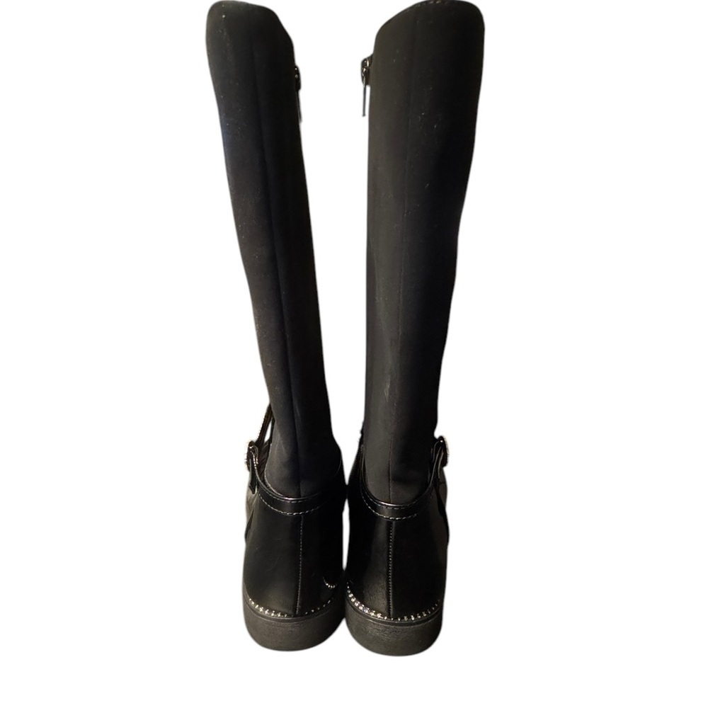 Gymboree Black Patent Leather Girls Boots Size 5 - Picture 10 of 10